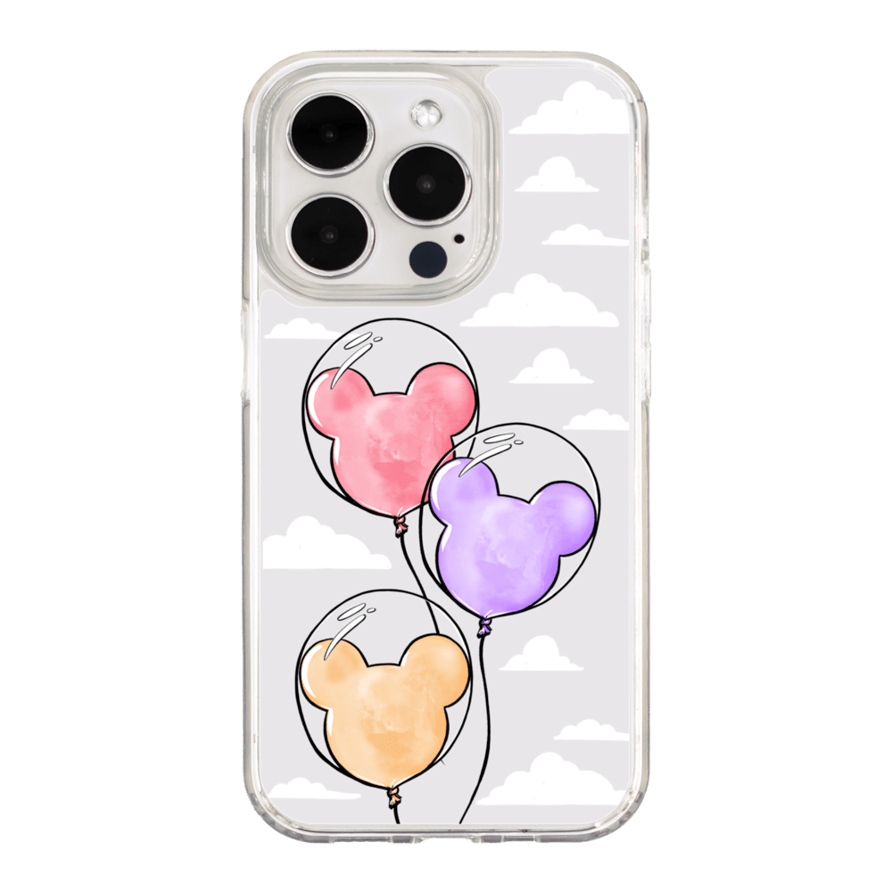 Cloud Balloons Phone Case iPhone 14 Pro