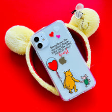 Load image into Gallery viewer, Besties Pooh and Piglet Phone case and matching Phone Grip with Winnie the Pooh Ears