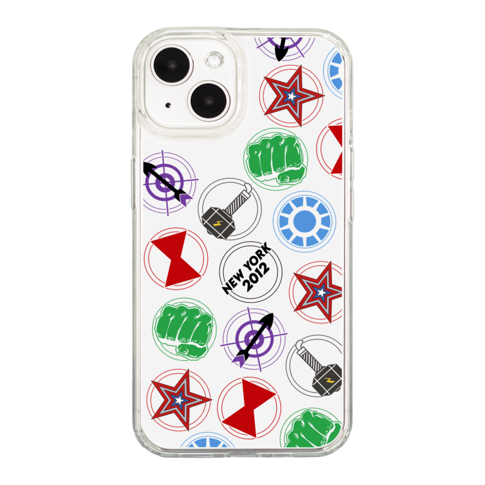 Superheroes in NY Phone Case iPhone 14