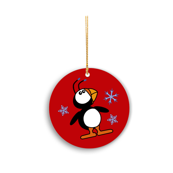 NYC Christmas ornament - Puffin