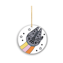 Load image into Gallery viewer, Millennium falcon ornament