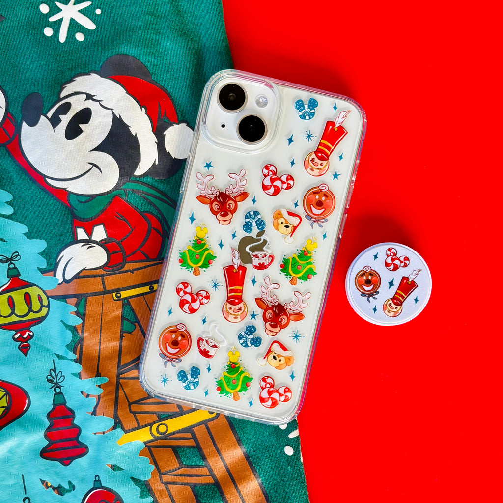Very Merry Parade Phone Case and matching Phone Grip and Mickey Christmas t-shirt