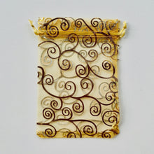 Load image into Gallery viewer, Gold organza bag