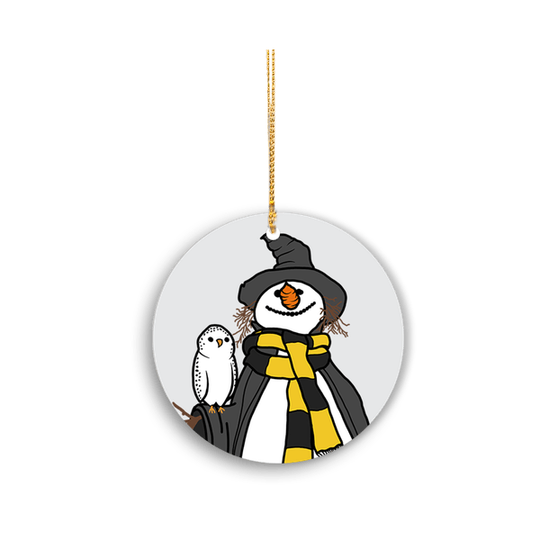 Village Snowman Ornament - Huff