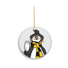 Load image into Gallery viewer, Village Snowman Ornament - Huff