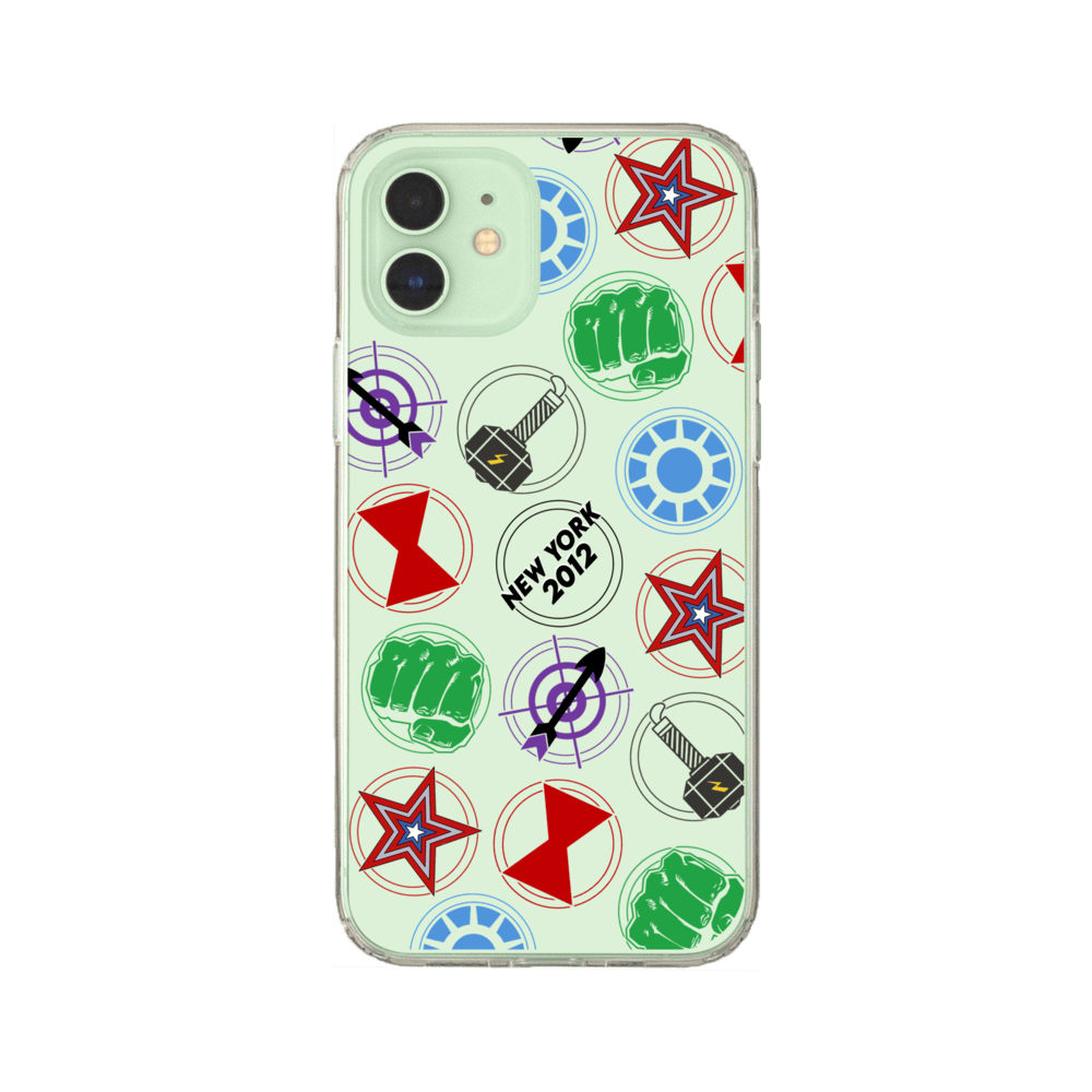 Superheroes in NY Phone Case iPhone 12/12 Pro
