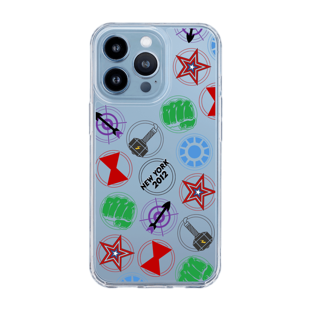 Superheroes in NY Phone Case iPhone 13 Pro 
