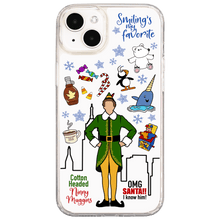 Load image into Gallery viewer, NYC Christmas Elf Phone Case iPhone 14 Plus