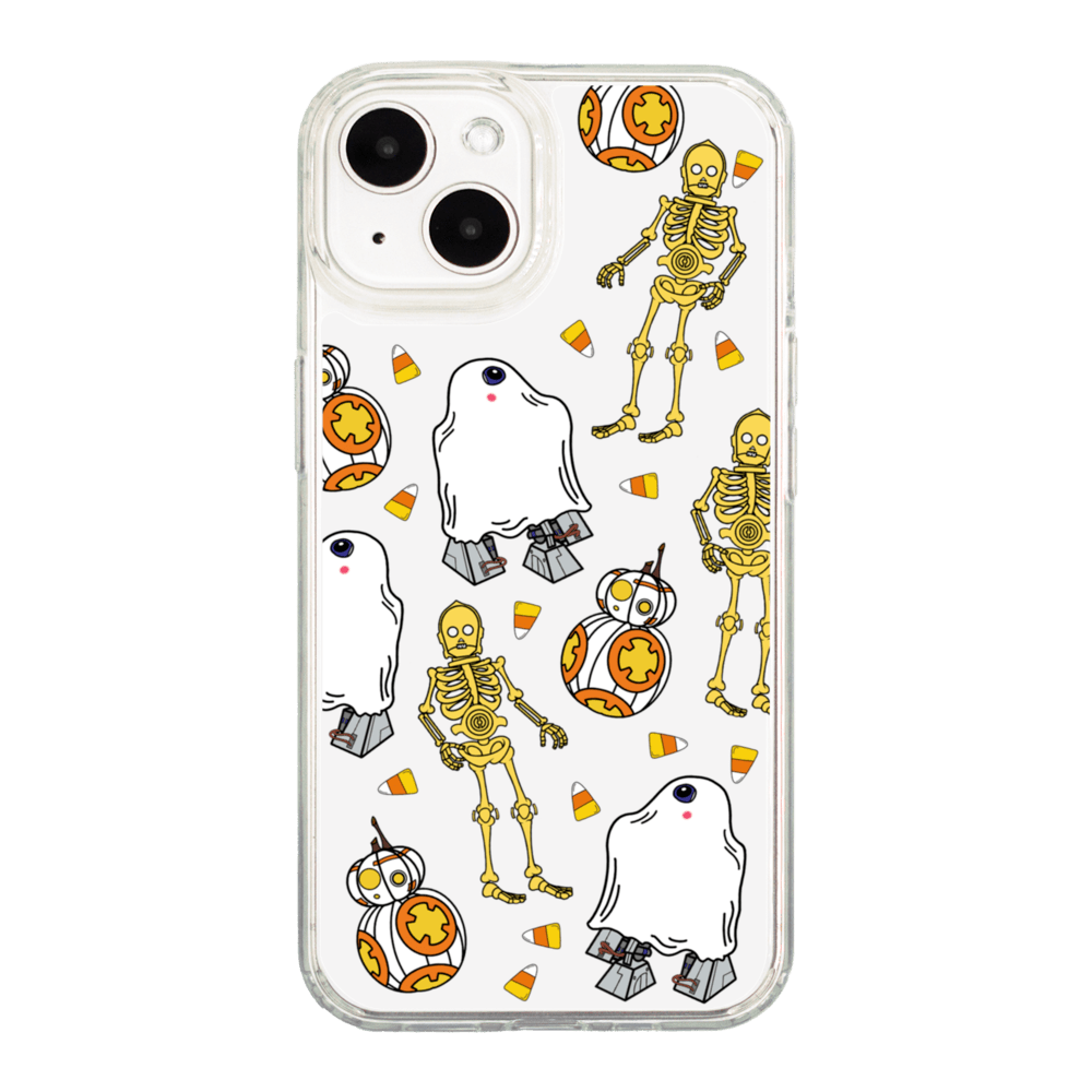 Hall-o-droids C3PO R2D2 BB8 Phone Case iPhone 14