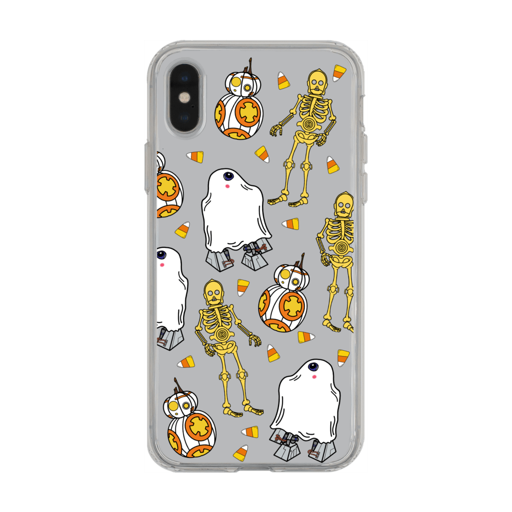 Hall-o-droids C3PO R2D2 BB8 Phone Case iPhone X/XS