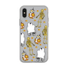 Load image into Gallery viewer, Hall-o-droids C3PO R2D2 BB8 Phone Case iPhone X/XS