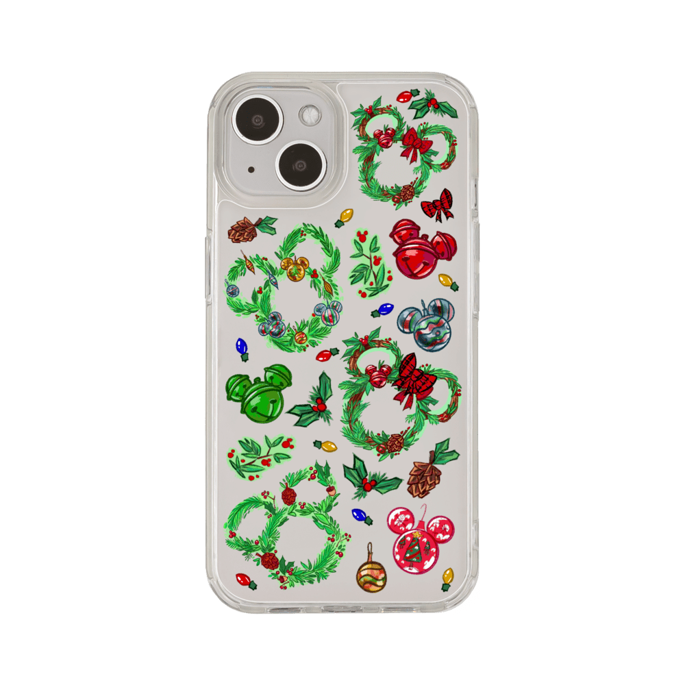 Holiday Magic Mickey Wreath Phone Case iPhone 13 