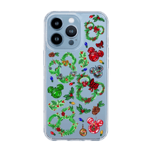 Load image into Gallery viewer, Holiday Magic Mickey Wreath Phone Case iPhone 13 Pro