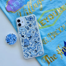 Load image into Gallery viewer, Blue Magic Phone Case with Matching Phone Grip and Harry Potter Blue T-shirt