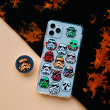 Load image into Gallery viewer, Star Wars tie-dye shirt with spook troops phone case and matching phone grip