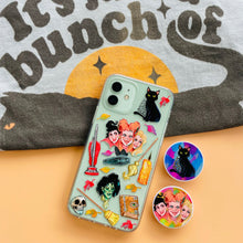 Load image into Gallery viewer, Amuck, Amuck, Amuck! Sanderson Sisters Phone Case and matching Phone Grip with Hocus Pocus shirt