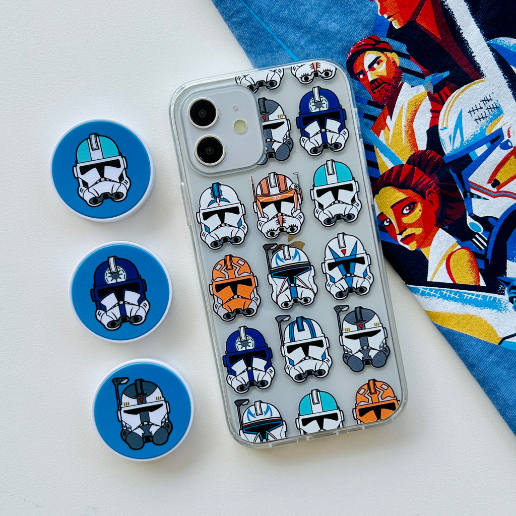 Clone Squad 2.0 Phone Case and Phone Grip with Clone Wars T-Shirt