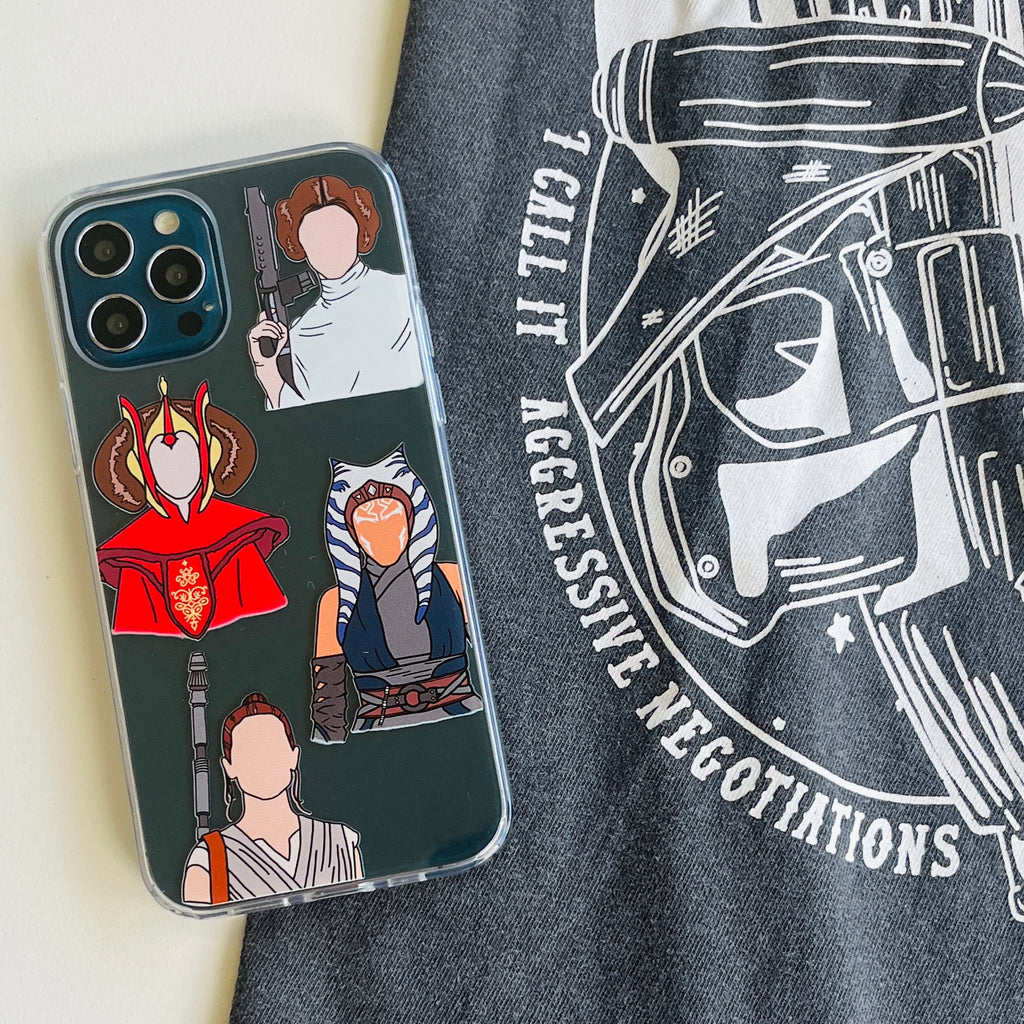 Wonder of a Kind Ladies of SW Phone Case with padme amidala shirt
