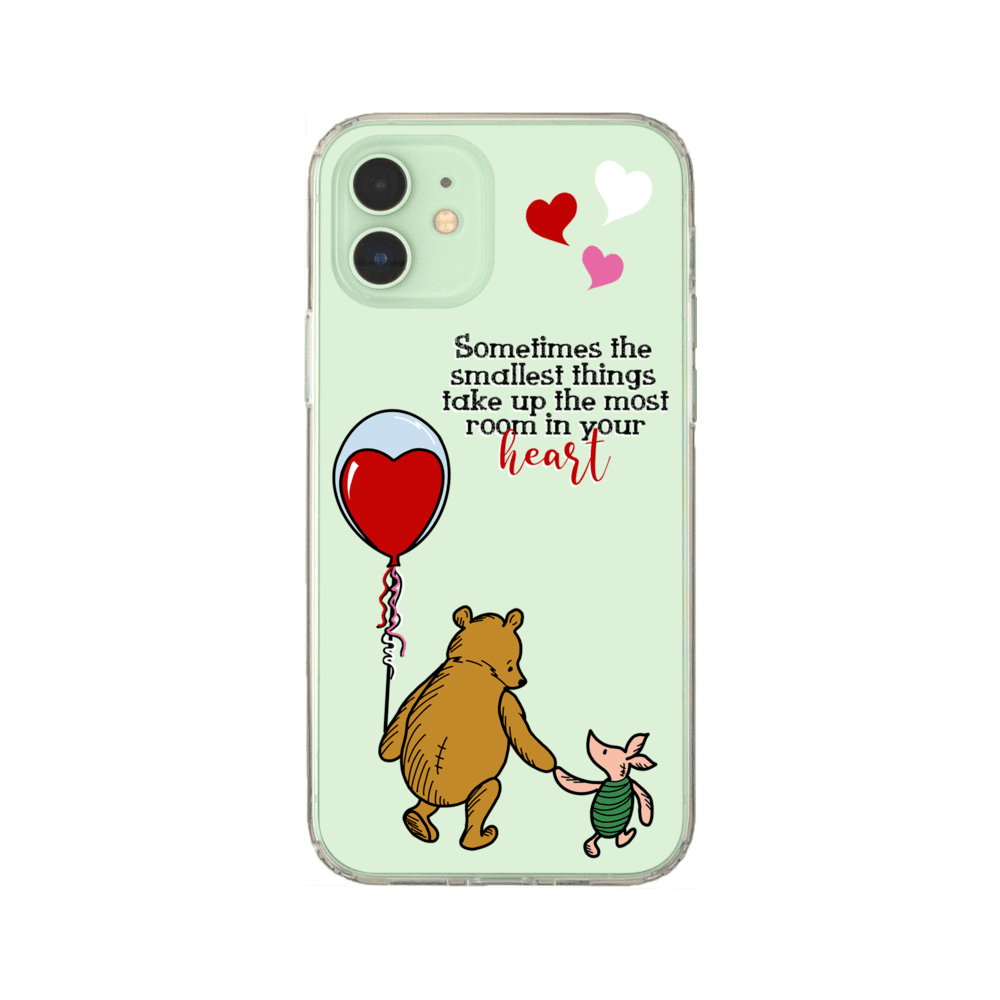 Pooh and Piglet Besties Partners iPhone Samsung Phone Case iPhone 12/12 Pro